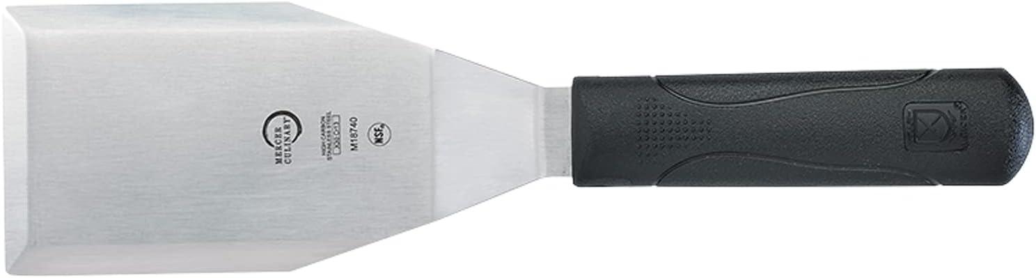image:imageMercer Culinary Millennia Heavy Duty Turner Spatula 5 Inch x 3 Inch Blade Black HandleBlack