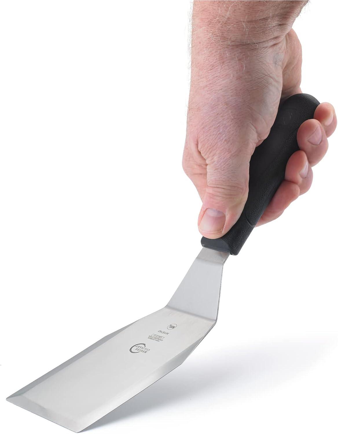 image:imageMercer Culinary Millennia Heavy Duty Turner Spatula 5 Inch x 3 Inch Blade Black HandleBlack