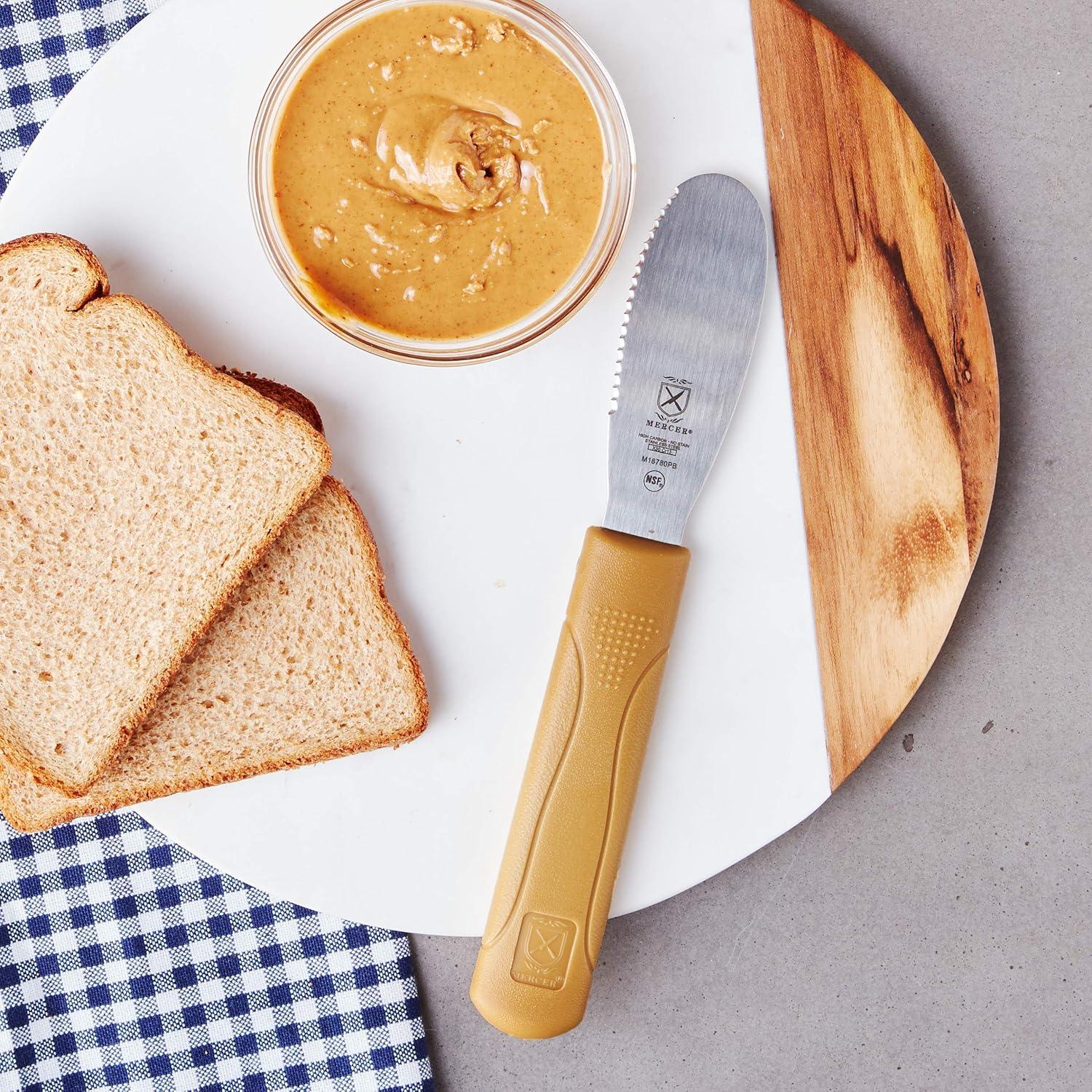 image:imageMercer Culinary Millennia Heavy Duty Turner Spatula 5 Inch x 3 Inch Blade Black HandlePeanut Butter