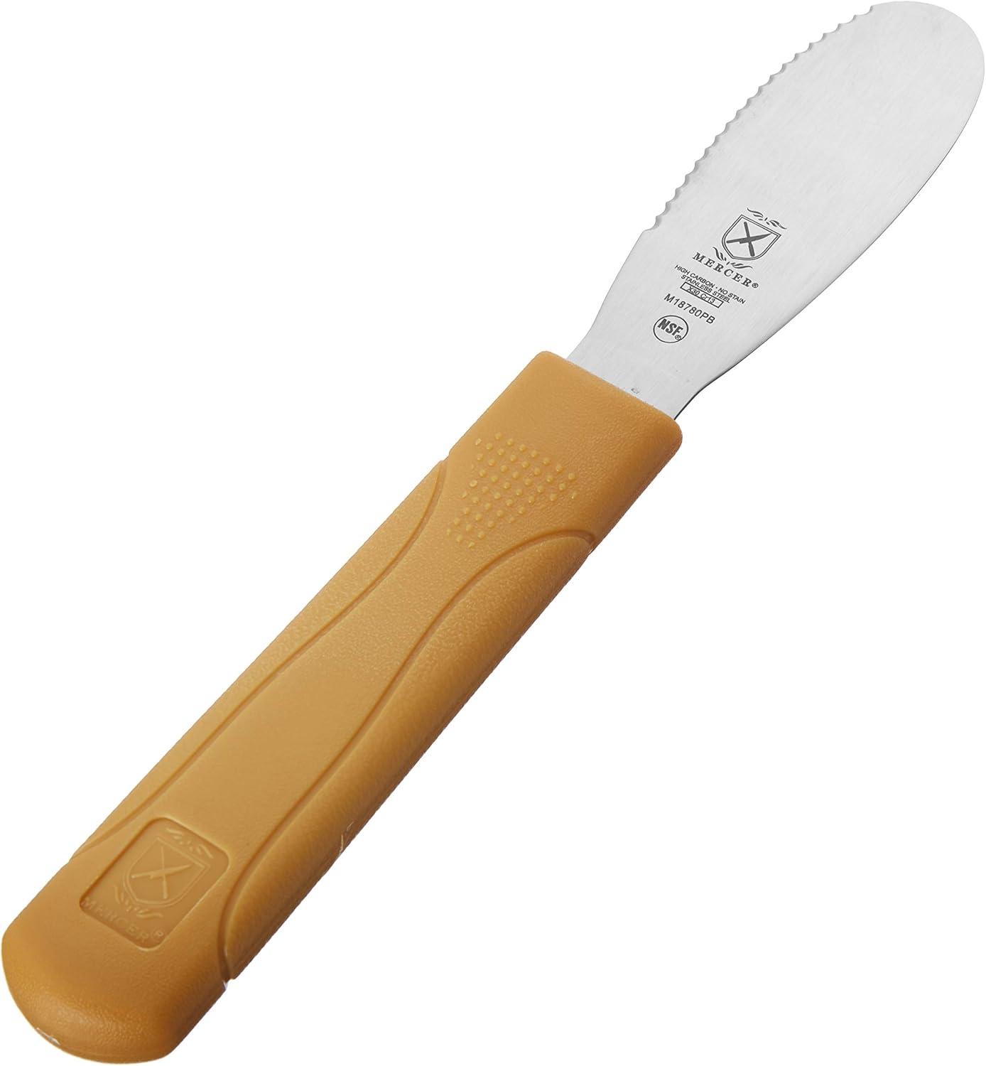 image:imageMercer Culinary Millennia Heavy Duty Turner Spatula 5 Inch x 3 Inch Blade Black HandlePeanut Butter