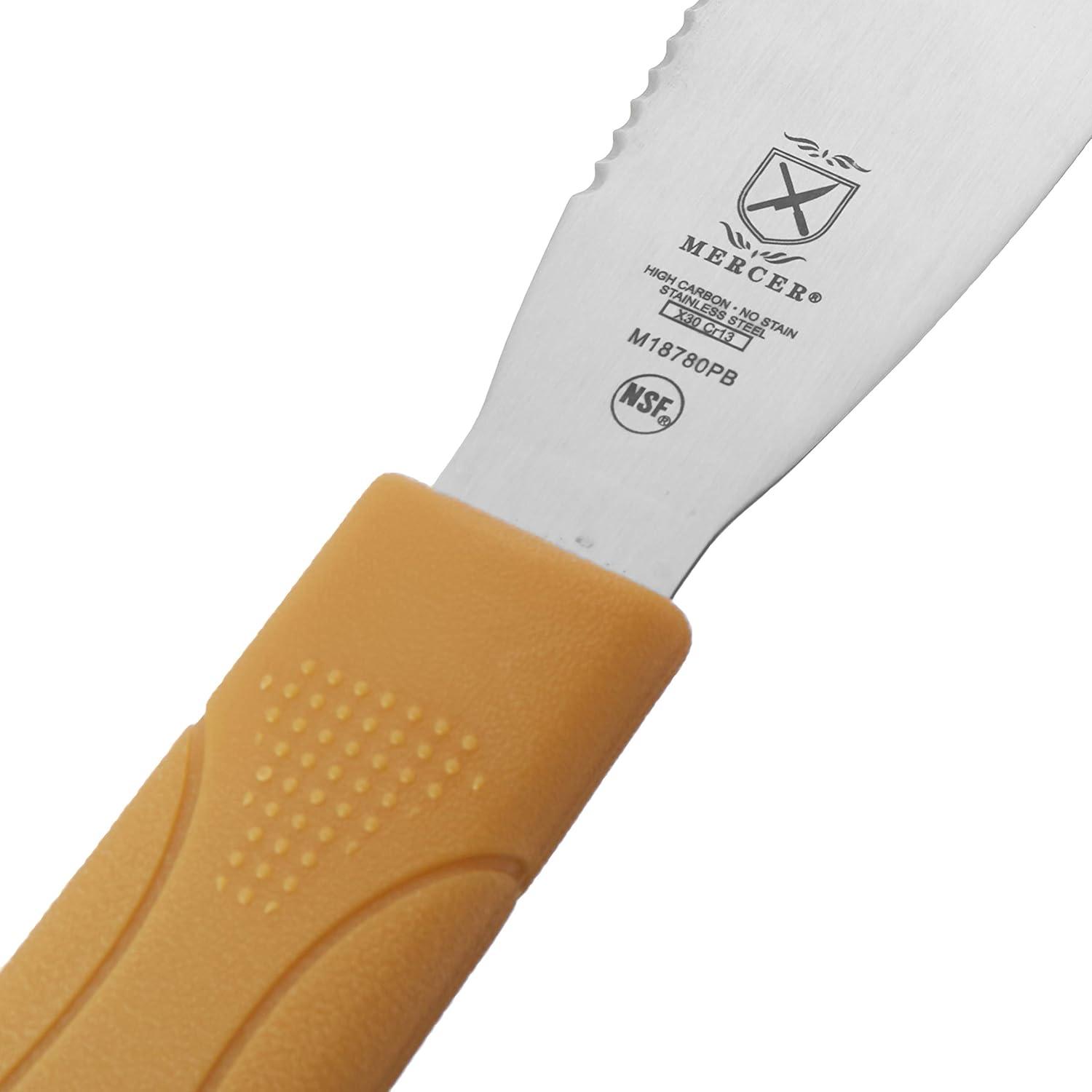 image:imageMercer Culinary Millennia Heavy Duty Turner Spatula 5 Inch x 3 Inch Blade Black HandlePeanut Butter