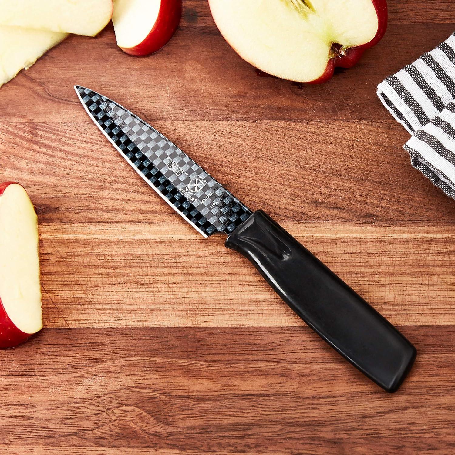 image:imageMercer Culinary NonStick Paring Knife 4 Inch BlueBlack