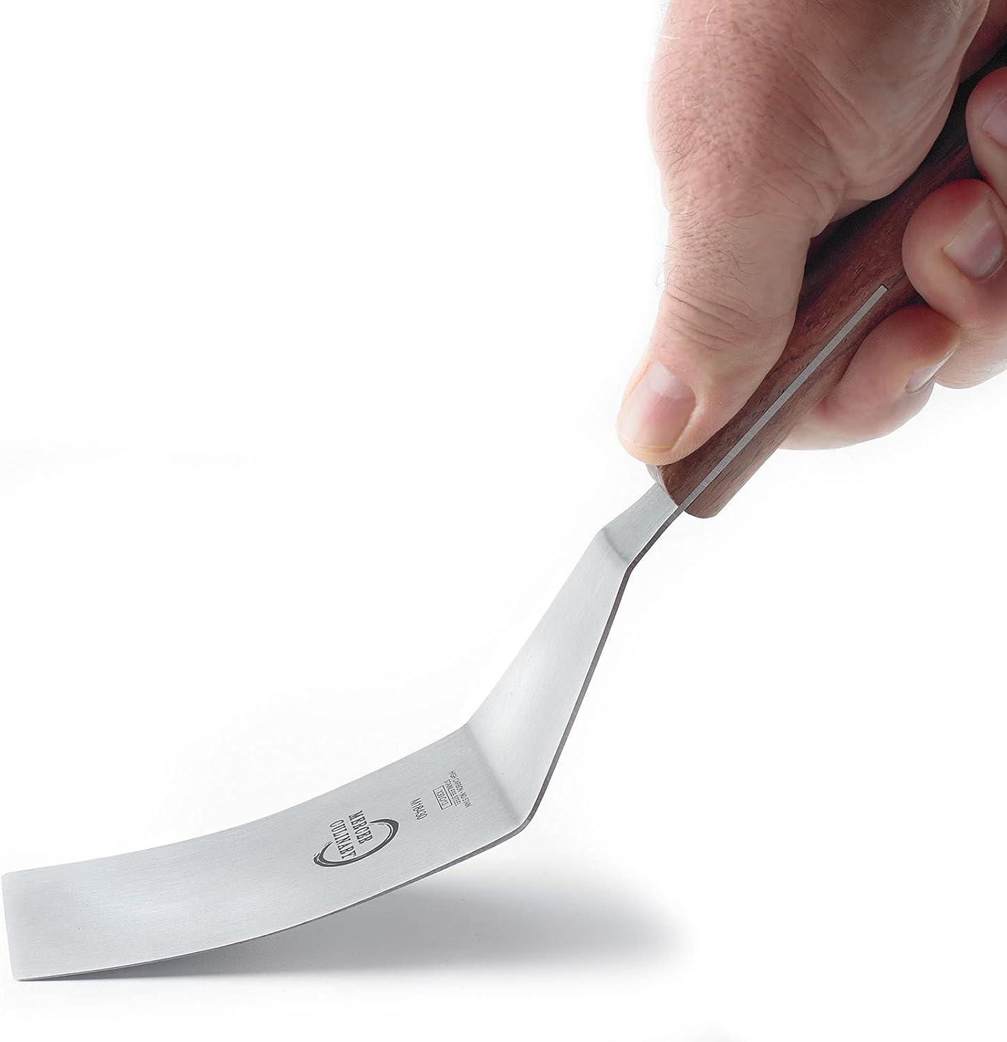 image:imageMercer Culinary Praxis Rosewood Handle Square Edge Turner 4 Inch x 25 InchBrown