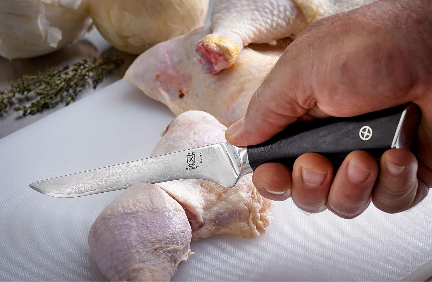 image:imageMercer Culinary Premium Grade Super Steel 8Inch Chefs Knife G10 HandleBoning Knife G10 Handle 6 Inch