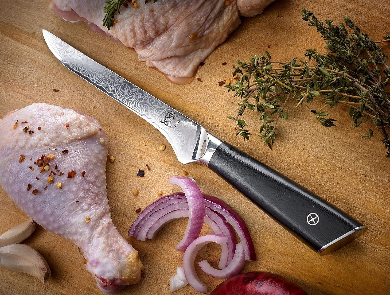 image:imageMercer Culinary Premium Grade Super Steel 8Inch Chefs Knife G10 HandleBoning Knife G10 Handle 6 Inch