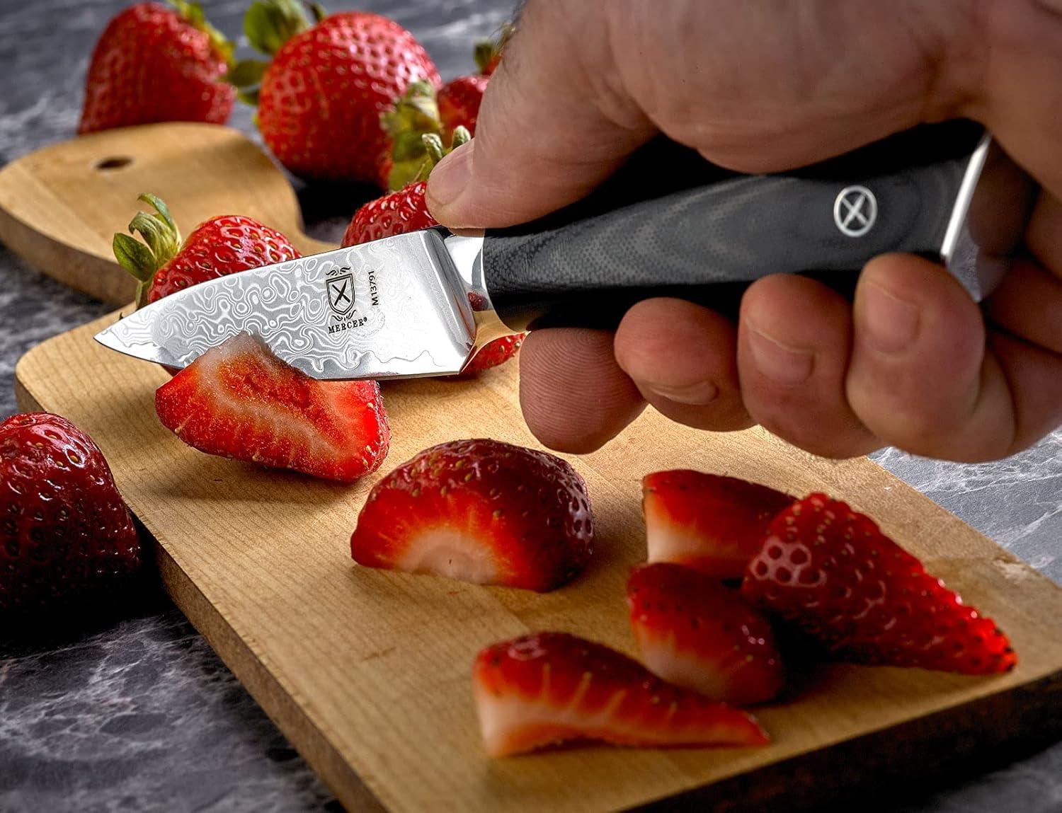 image:imageMercer Culinary Premium Grade Super Steel 8Inch Chefs Knife G10 HandleParing Knife G10 Handle 35 Inch