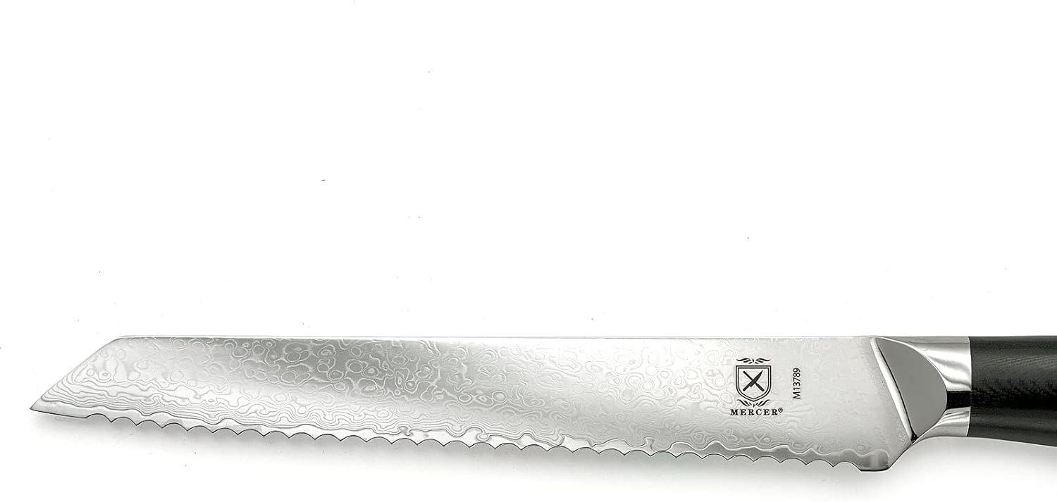 image:imageMercer Culinary Premium Grade Super Steel 8Inch Chefs Knife G10 HandleSerrated Bread Knife G10 Handle 8 Inch