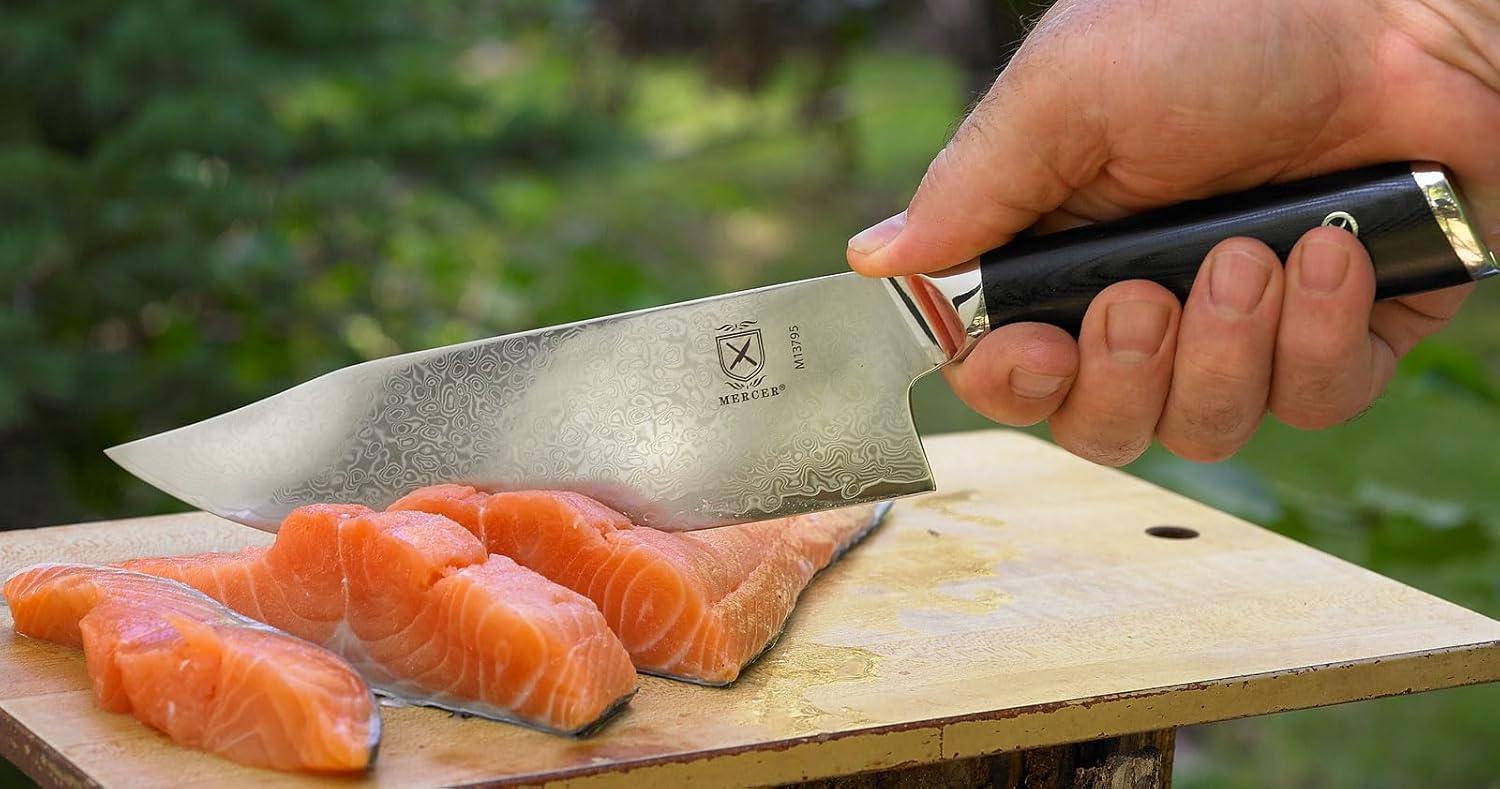 image:imageMercer Culinary Premium Grade Super Steel 8Inch Chefs Knife G10 HandleThe Hunter Chefs Knife G10 Handle 8 Inch