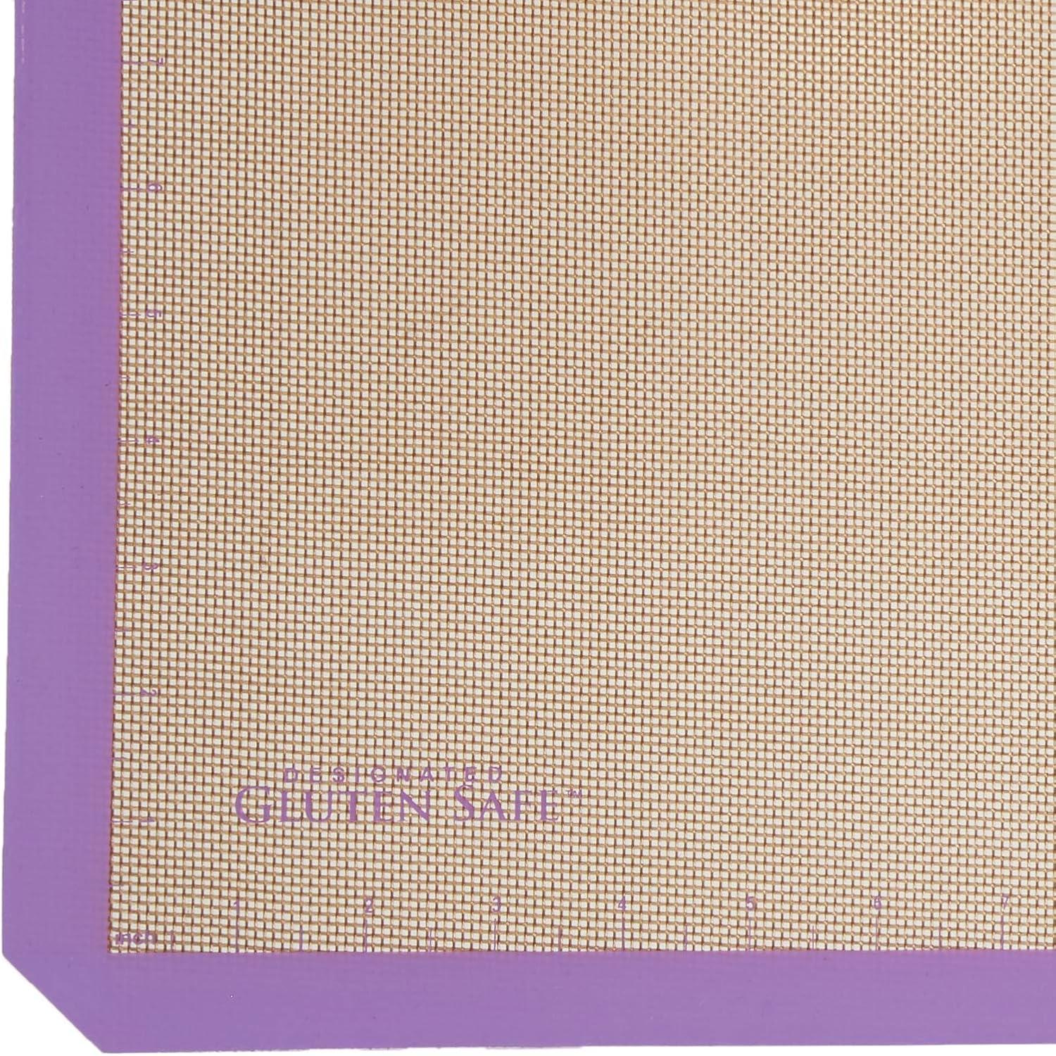 image:imageMercer Culinary Silicone Bake Mat Full Size 165Inch x 245Inch Purple borderPurple