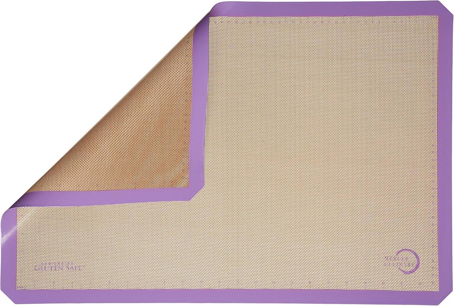 image:imageMercer Culinary Silicone Bake Mat Full Size 165Inch x 245Inch Purple borderPurple