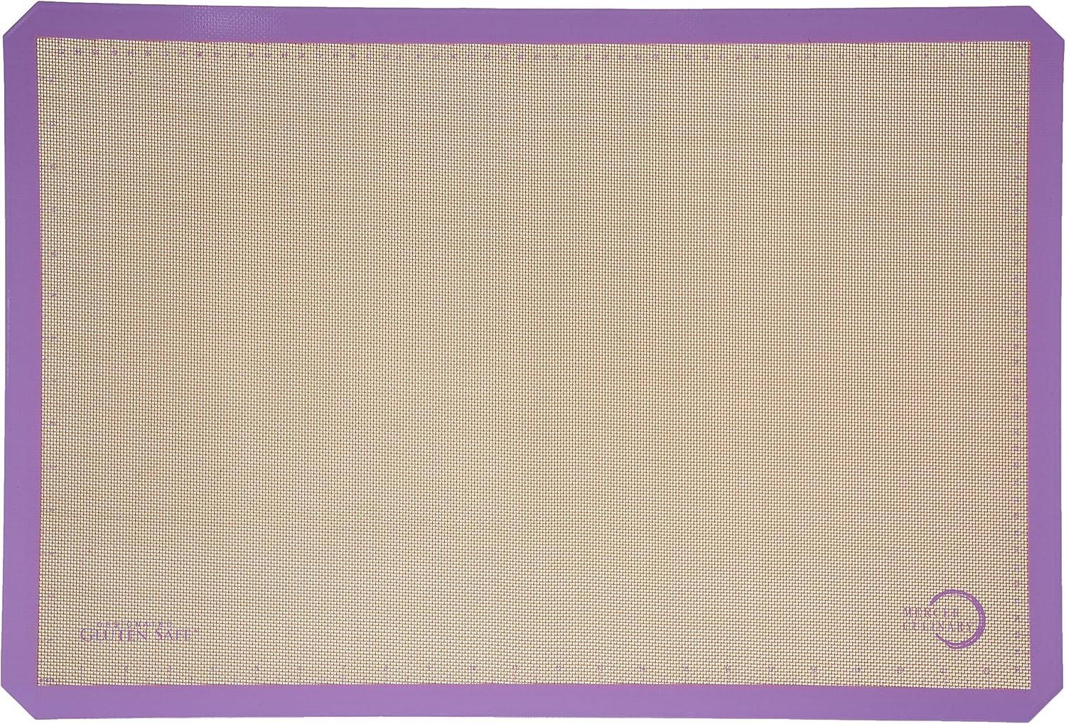 image:imageMercer Culinary Silicone Bake Mat Full Size 165Inch x 245Inch Purple borderPurple