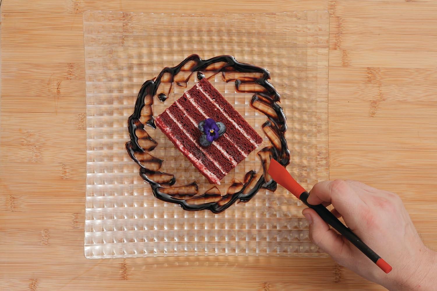 image:imageMercer Culinary Silicone Dual Round Arch Plating Brush 4mm60 Degree Angle