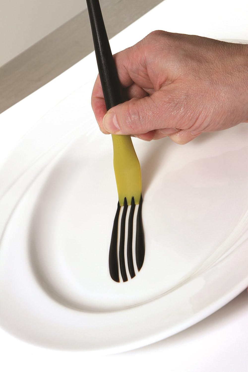 image:imageMercer Culinary Silicone Dual Round Arch Plating Brush 4mm6Pc Silicone Brush Set
