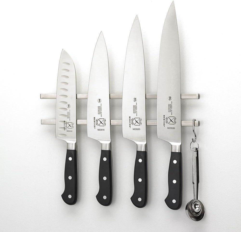 image:imageMercer Culinary Single Hooks For Magnet Bar Silver 2 Pack12 Inch x 24 Inch x 9 Inch