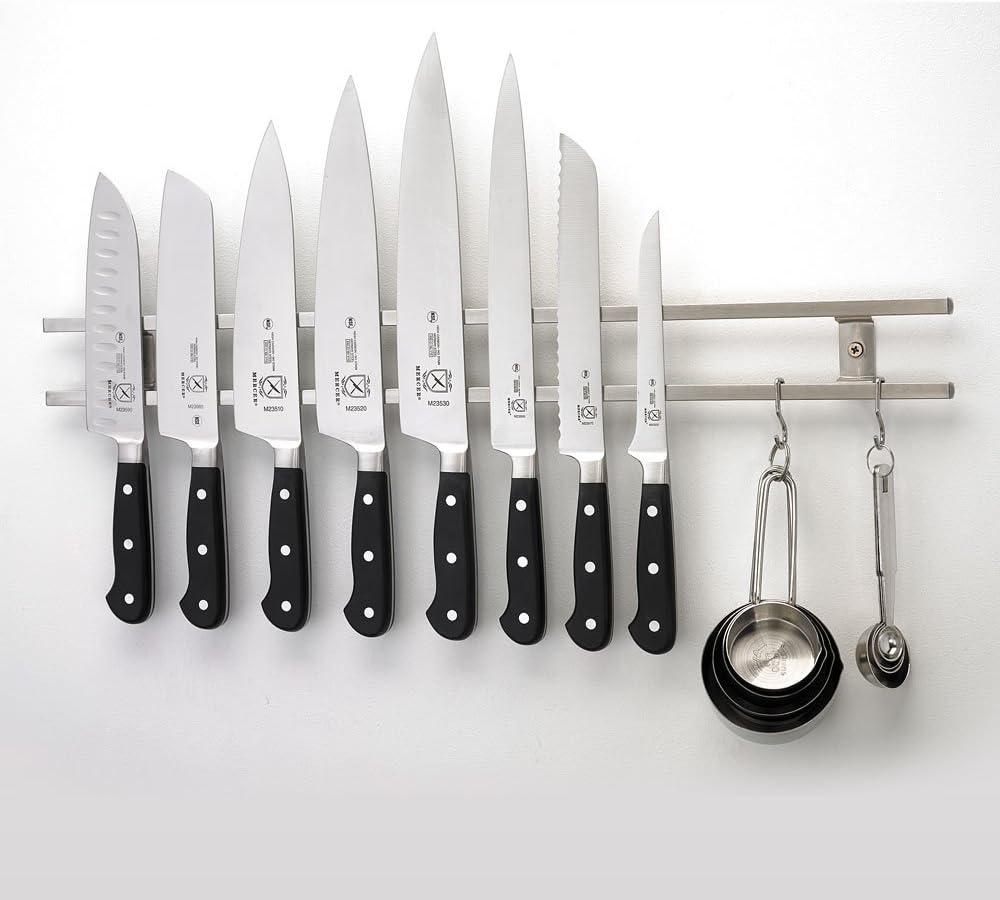 image:imageMercer Culinary Single Hooks For Magnet Bar Silver 2 Pack24 Inch x 24 Inch x 9 Inch