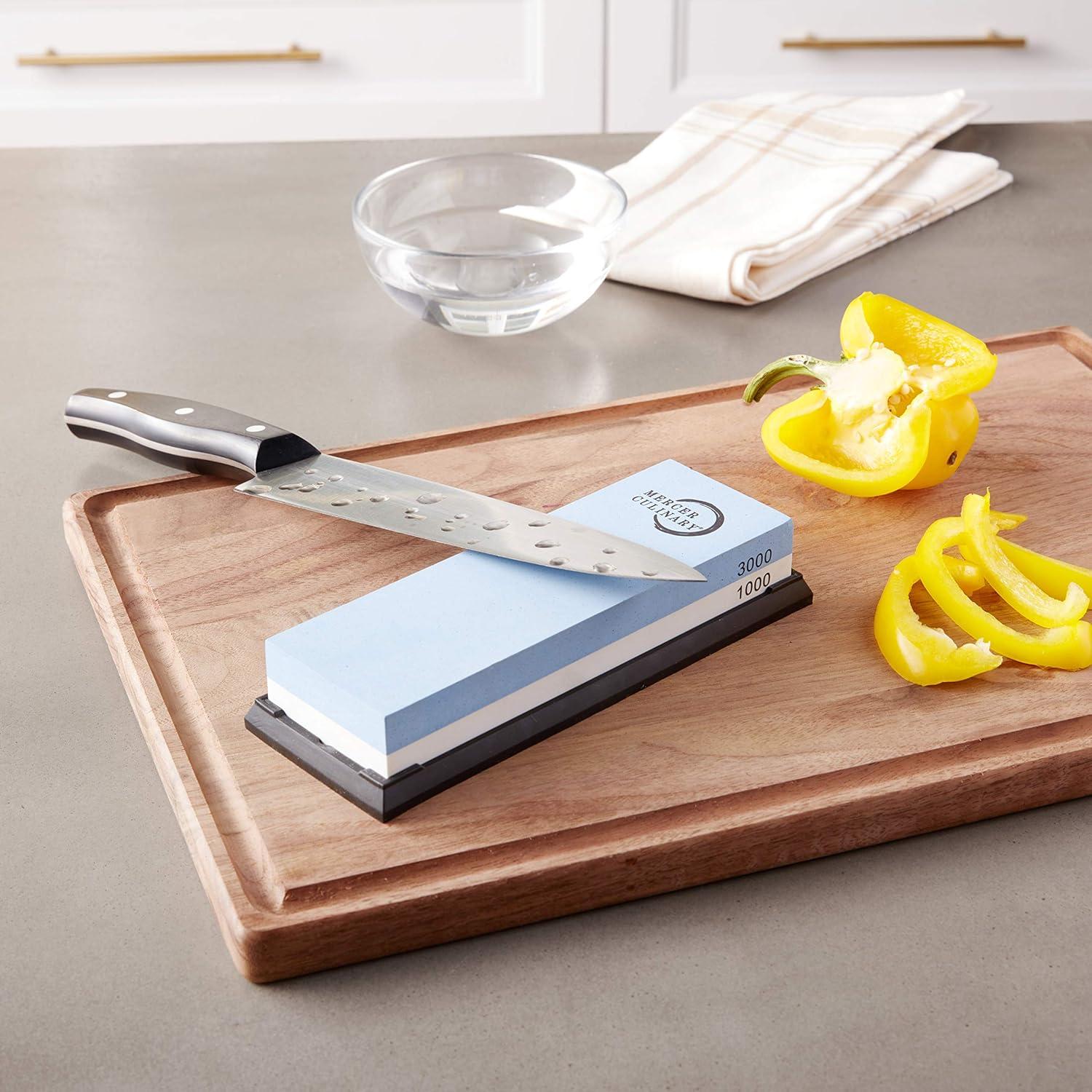 image:imageMercer Culinary Triple Diamond 3 Stage Electric Knife SharpenerSharpening Stone 10003000 Grit