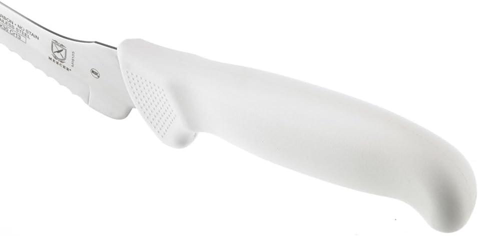 image:imageMercer Culinary Ultimate White 8 Inch Chefs KnifeOffset Bread Knife 8 Inch