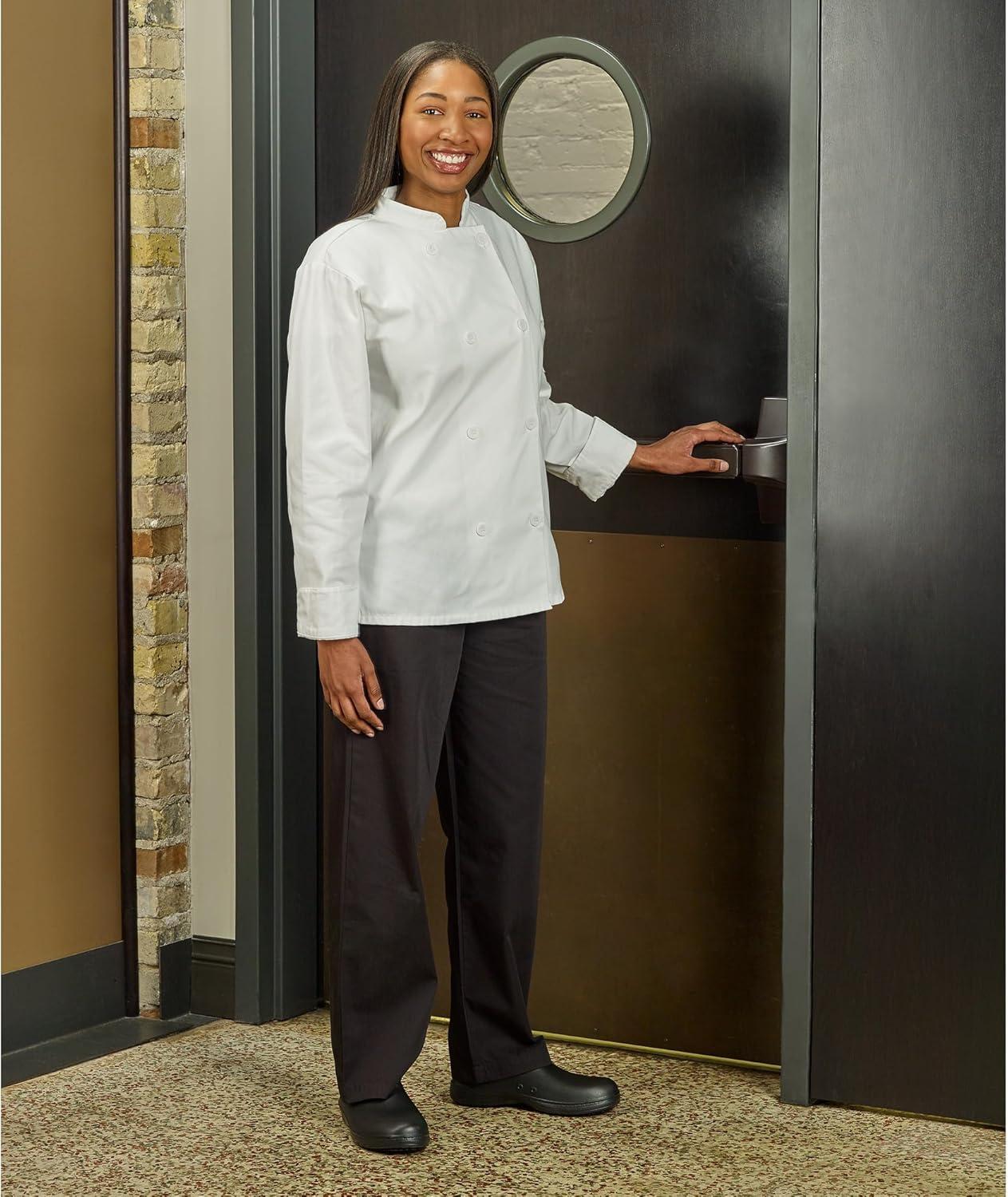 image:imageMercer Culinary womens Cook chefs pants BlackWhite XSmallBlack