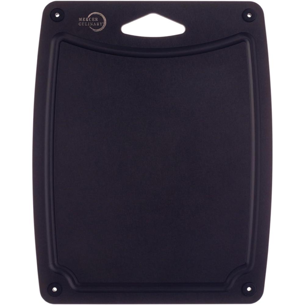 image:imageMercer Culinary Composite Cutting Board 14 916 x 10 1316 with Non Slip Feet and Juice Groove MediumBlack with Non Slip Feet and Juice Groove