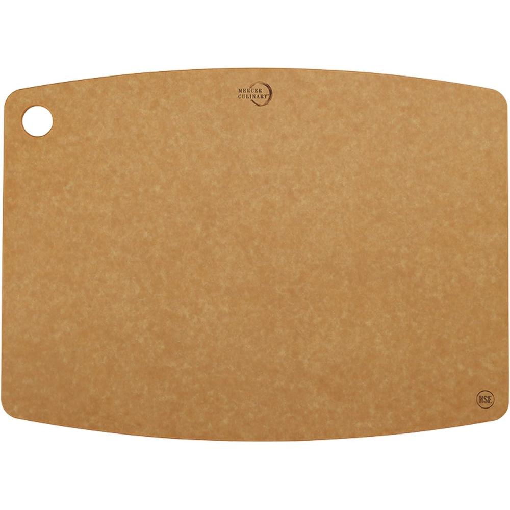 image:imageMercer Culinary Composite Cutting Board 14 916 x 10 1316 with Non Slip Feet and Juice Groove MediumBrown