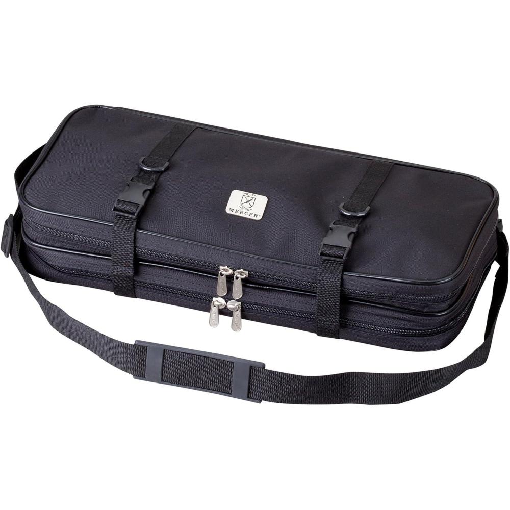 image:imageMercer Culinary KnifePack PlusBlackDoublezip 17pocket Knife Case