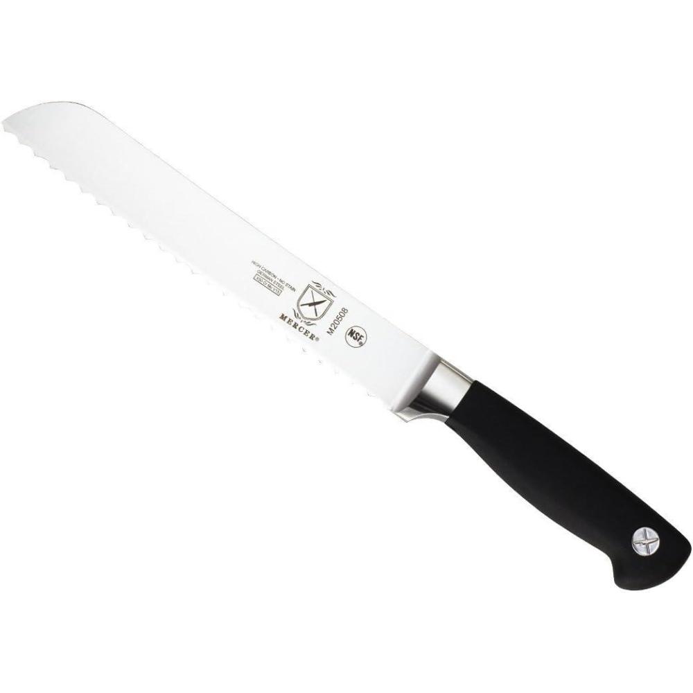 image:imageMercer Culinary M20003 Genesis 35Inch Paring KnifeBlackBread Knife 8inch
