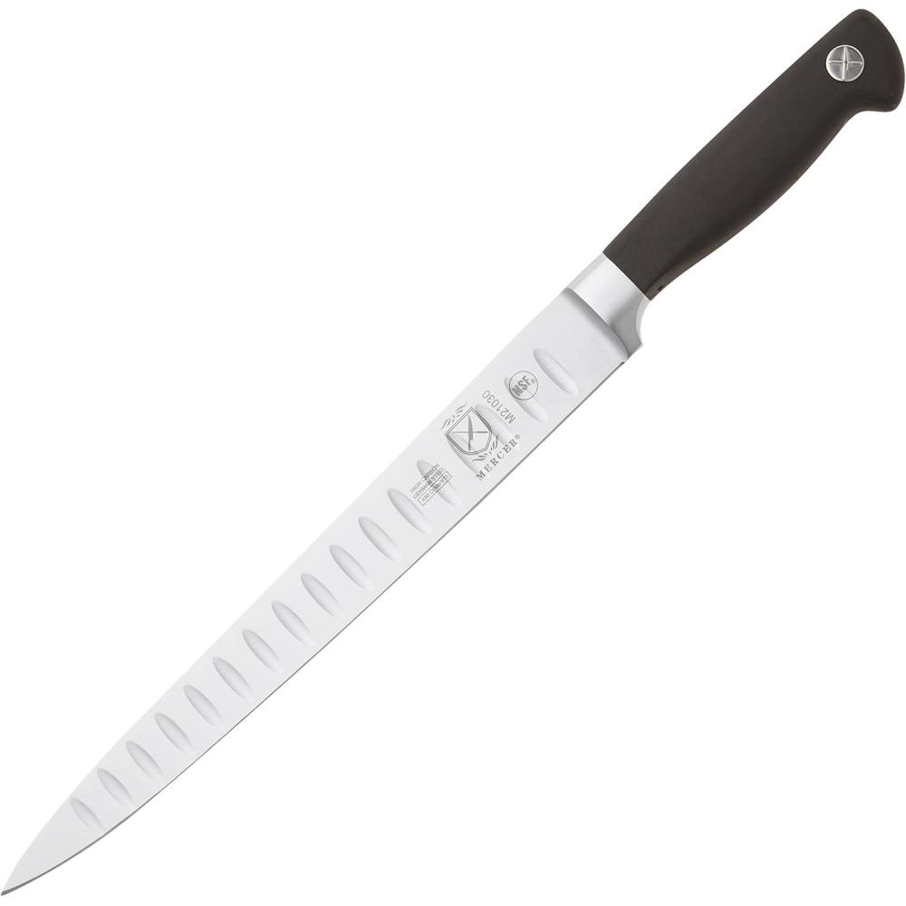 image:imageMercer Culinary M20003 Genesis 35Inch Paring KnifeBlackGraton Edge Carving Knife 10inch