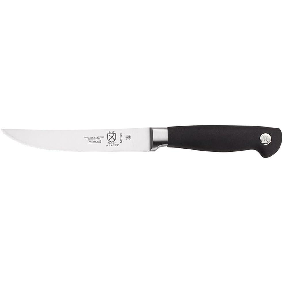 image:imageMercer Culinary M20003 Genesis 35Inch Paring KnifeBlackSerrated Steak Knife 5inch