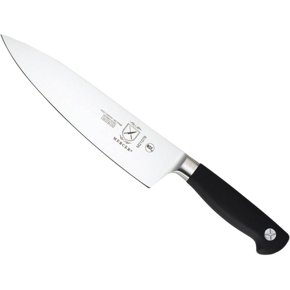image:imageMercer Culinary M20003 Genesis 35Inch Paring KnifeBlackShort Bolster Chefs Knife 8inch