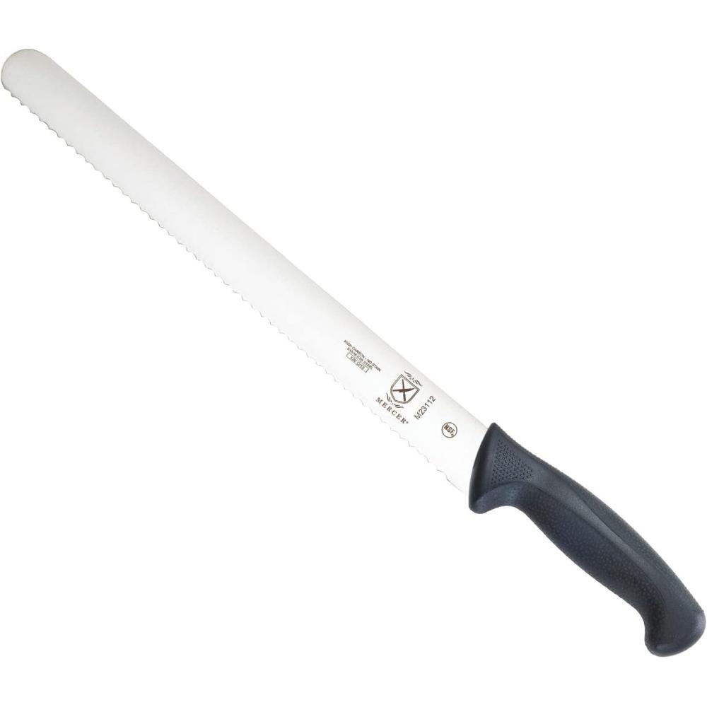 image:imageMercer Culinary M23112 Millennia Black Handle 12Inch Wavy Edge Slicer