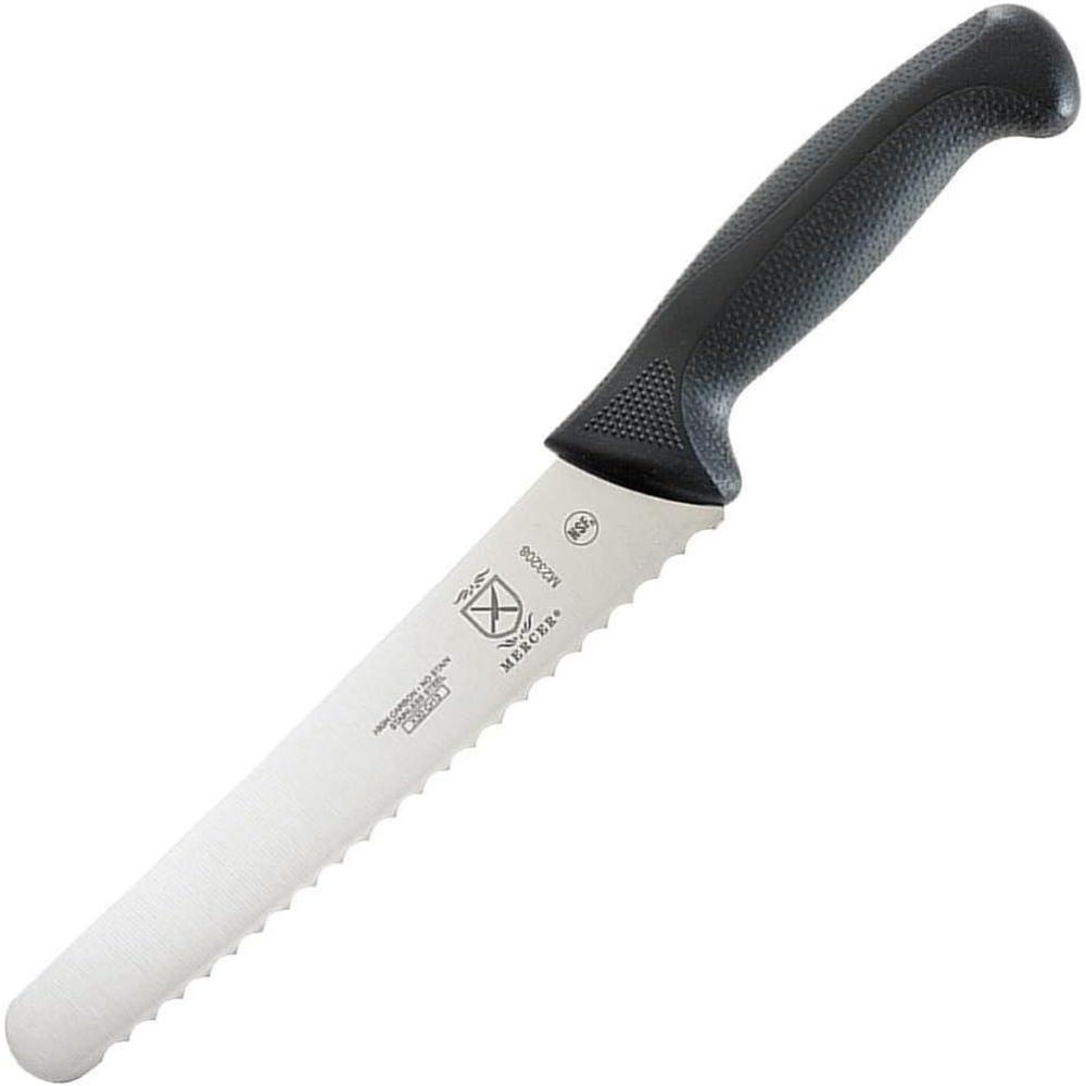 image:imageMercer Culinary M23208 Millennia Black Handle 8Inch Wavy Edge Wide Bread Knife