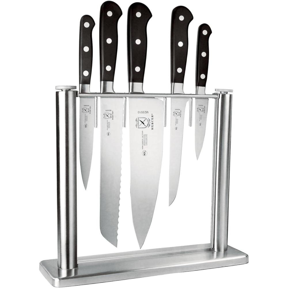 image:imageMercer Culinary M23500 Renaissance 6Piece Forged Knife Block Set Tempered Glass BlockTempered Glass Block