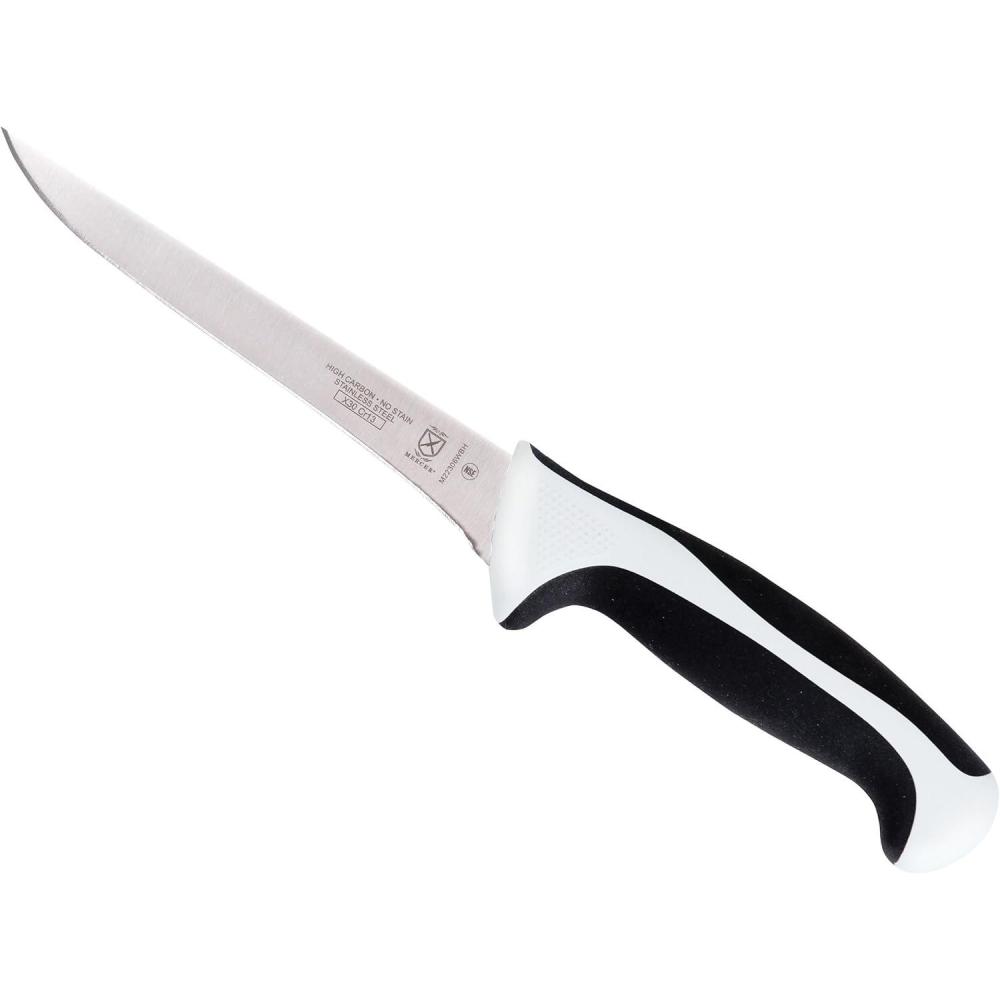 image:imageMercer Culinary Millennia Colors Stainless Steel Bread Knife 10Inch Wavy Edge Wide GrayBoning Knife White 6