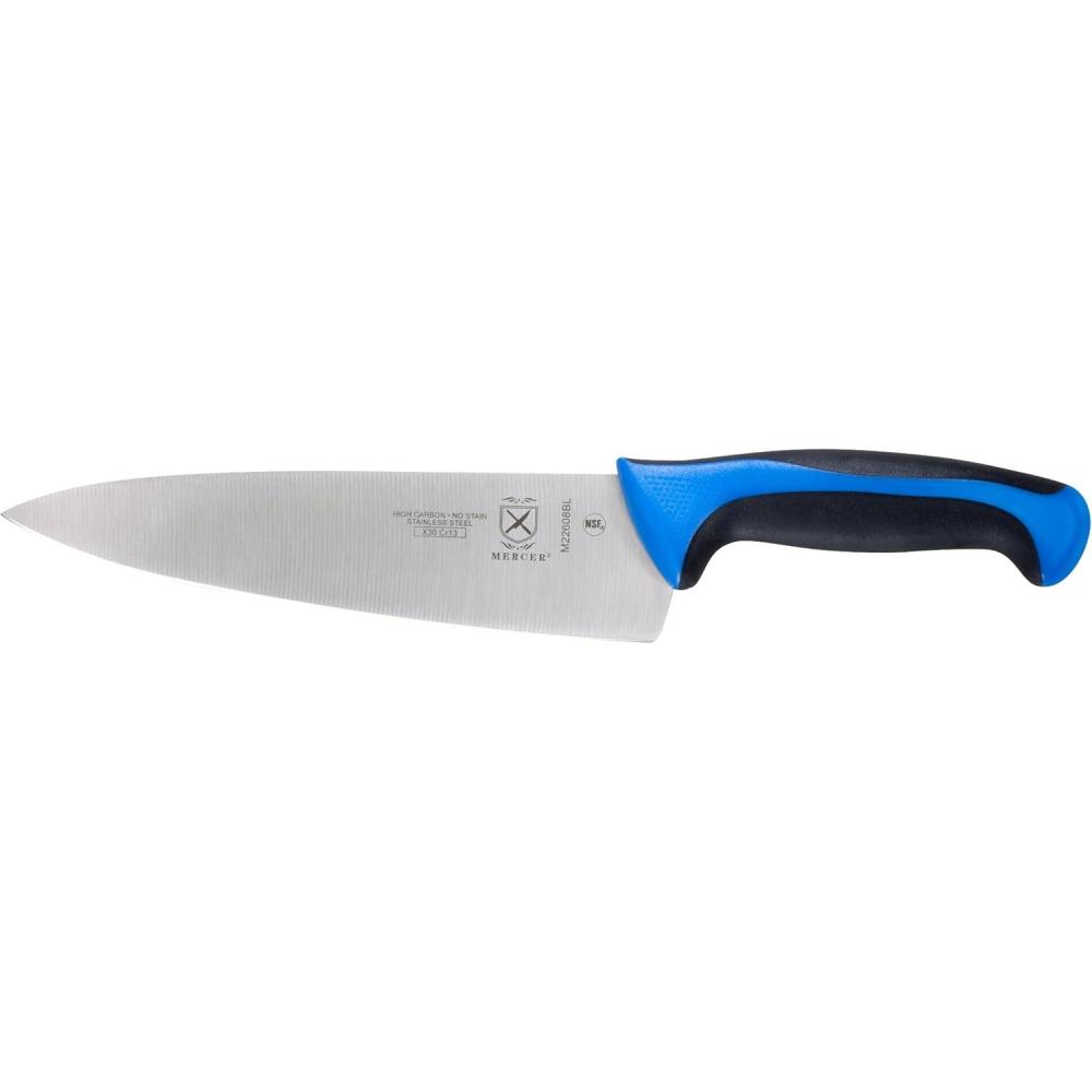 image:imageMercer Culinary Millennia Colors Stainless Steel Bread Knife 10Inch Wavy Edge Wide GrayChefs Knife Blue 8