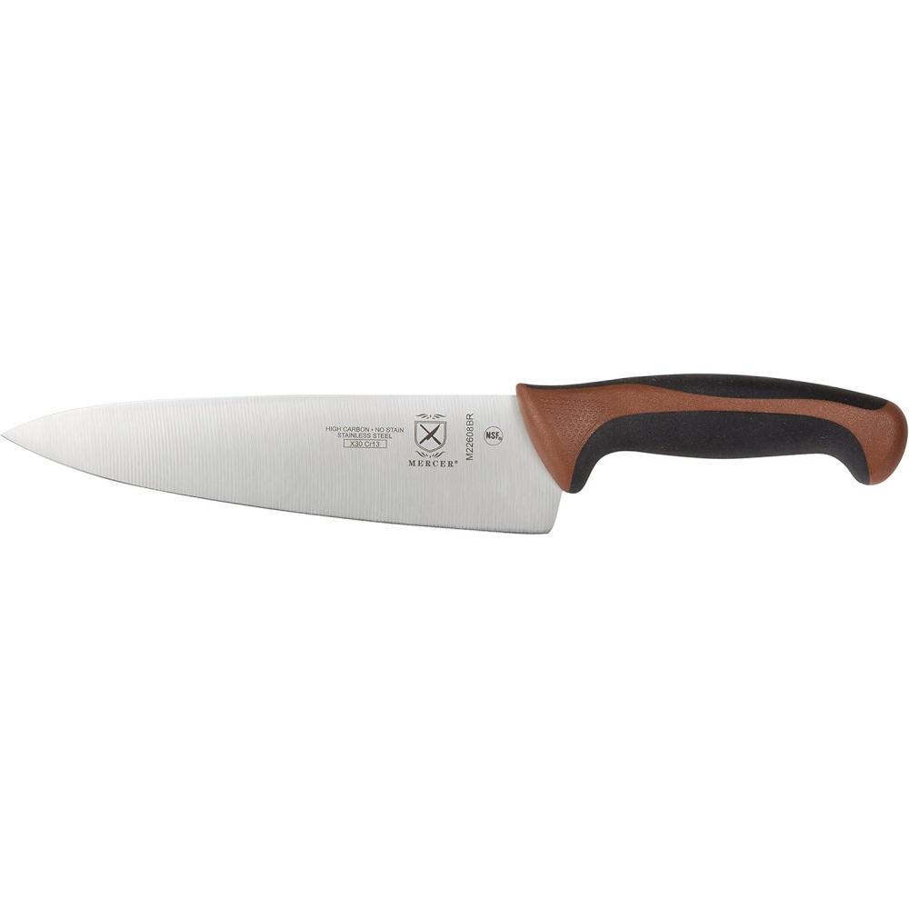 image:imageMercer Culinary Millennia Colors Stainless Steel Bread Knife 10Inch Wavy Edge Wide GrayChefs Knife Brown 8