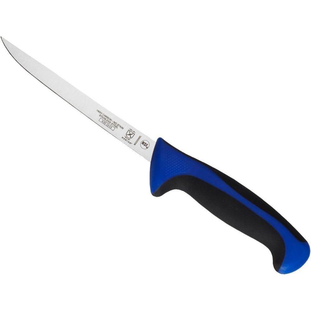 image:imageMercer Culinary Millennia Colors Stainless Steel Bread Knife 10Inch Wavy Edge Wide GrayNarrow Boning Knife Blue 6
