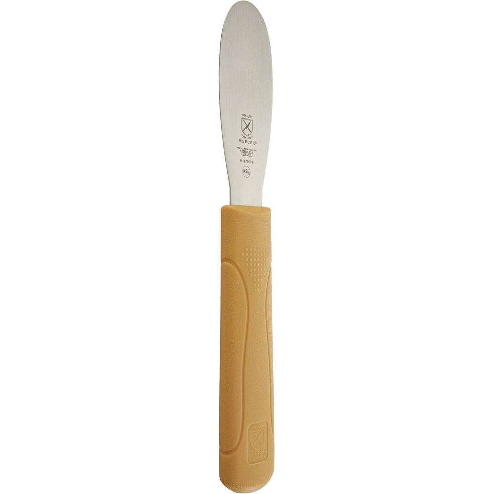 image:imageMercer Culinary Millennia Heavy Duty Turner Spatula 5 Inch x 3 Inch Blade Black HandlePeanut Butter