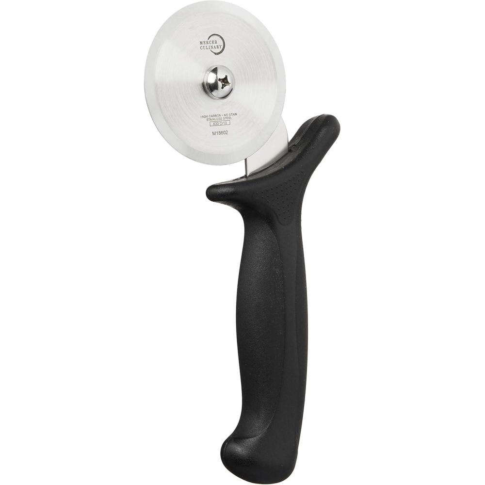 image:imageMercer Culinary Pizza Rocker Knife 20 Inch Black Handles275 Inch Pizza Cutter with Black Handle