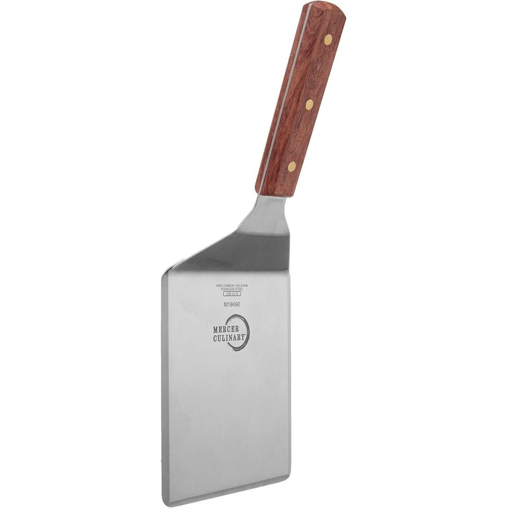 image:imageMercer Culinary Praxis Rosewood Handle Heavy Duty Turner 6 Inch x 5 Inch