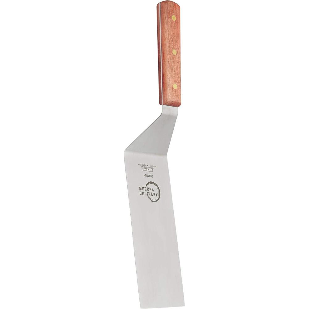 image:imageMercer Culinary Praxis Rosewood Handle Square Edge Turner 8 Inch x 3 InchBrown