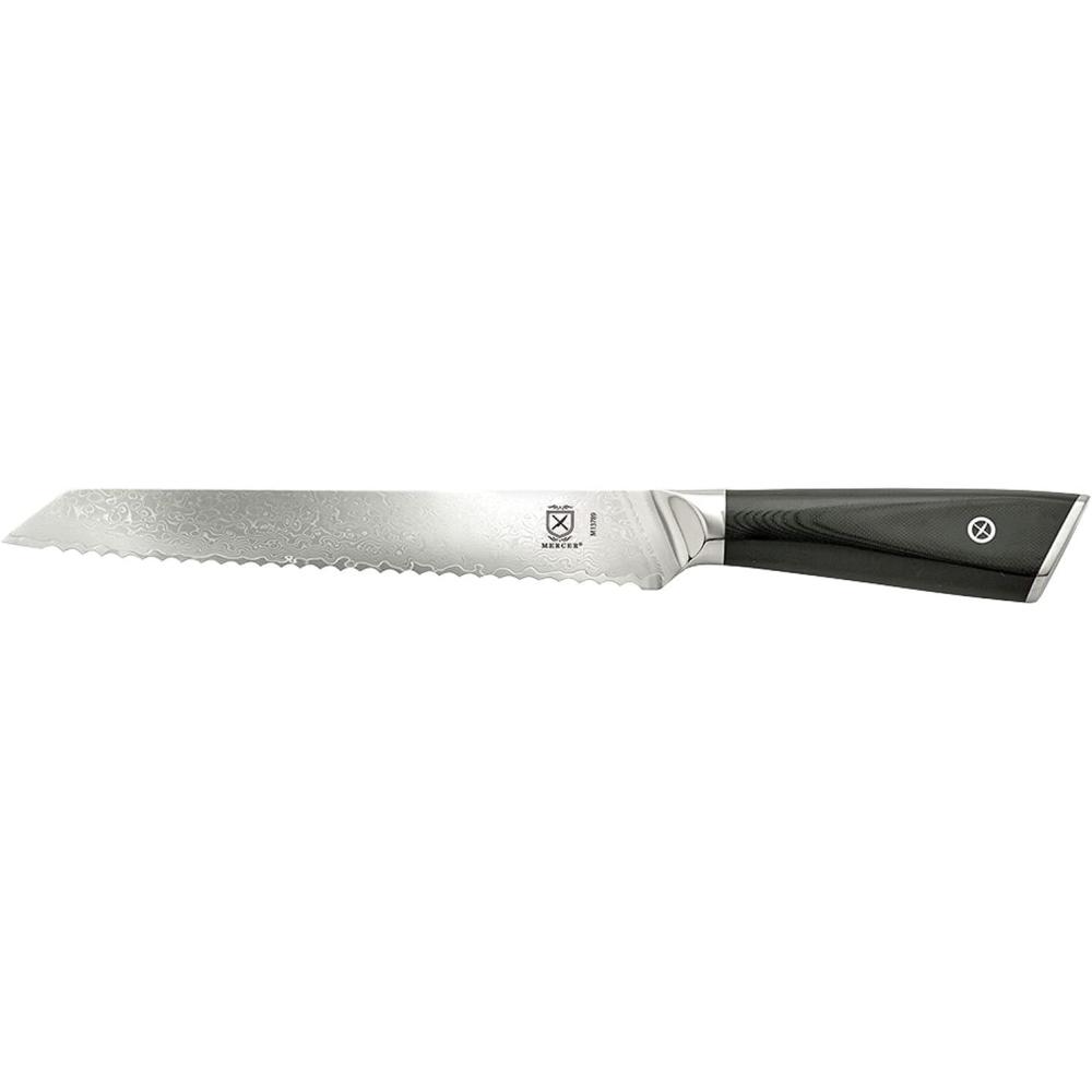 image:imageMercer Culinary Premium Grade Super Steel 8Inch Chefs Knife G10 HandleSerrated Bread Knife G10 Handle 8 Inch