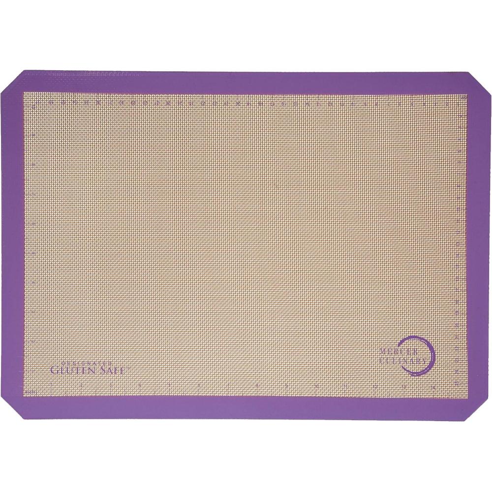 image:imageMercer Culinary Silicone Bake Mat Full Size 165Inch x 245Inch Purple borderPurple