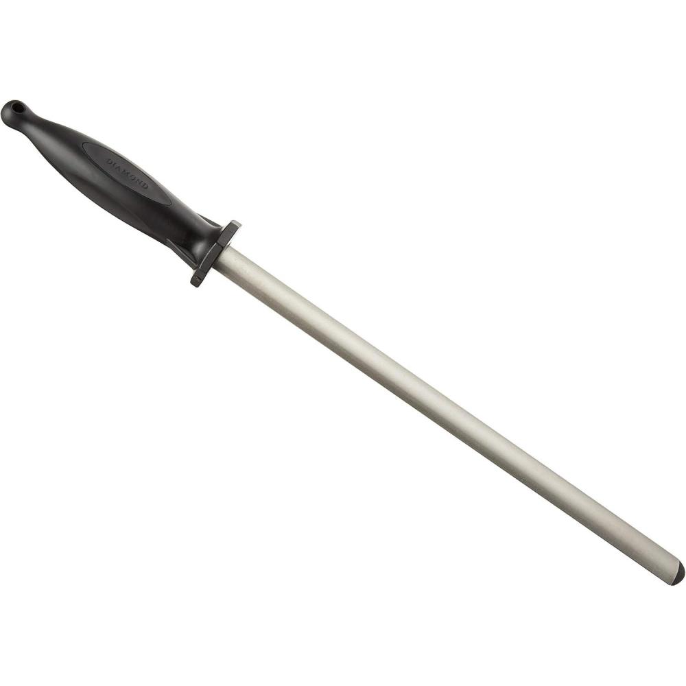 image:imageMercer Culinary Triple Diamond 3 Stage Electric Knife SharpenerDiamond Honing Steel 12 Inch