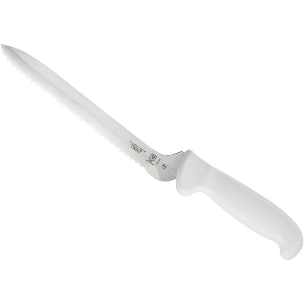 image:imageMercer Culinary Ultimate White 8 Inch Chefs KnifeWavy Edge Offset Utility Knife 8 Inch