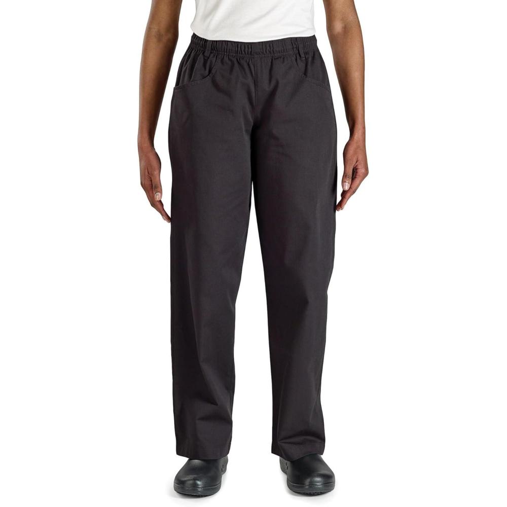 image:imageMercer Culinary womens Cook chefs pants BlackWhite XSmallBlack