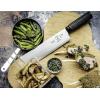 Mercer Culinary Asian Collection Chinese Chef’s Knife with Santoprene Handle(Santoprene Handle)