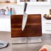 Mercer Culinary Knife Stand, 11 3/8 x 9, Stainless Steel(14 1/8″ x 10 1/4″)