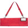 Mercer Culinary KnifePack Plus,Black(7-pocket Knife Roll Storage Bag  Red)