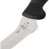 Mercer Culinary M18135BK Serrated Bread Knife, 8 Inch, Black(8 Inch Offset Bread Knife  Black)