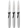 Mercer Culinary M19903 Millennia Black Handle, 3-Inch Slim Serrated Paring Knives (3-Pack), Paring Knife